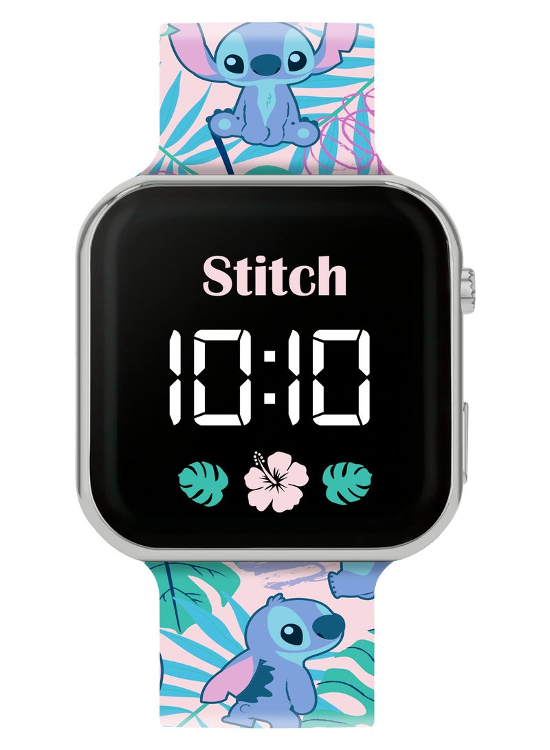 Disney Lilo & Stitch Printed LED Watch - LAS4091  - Image 1
