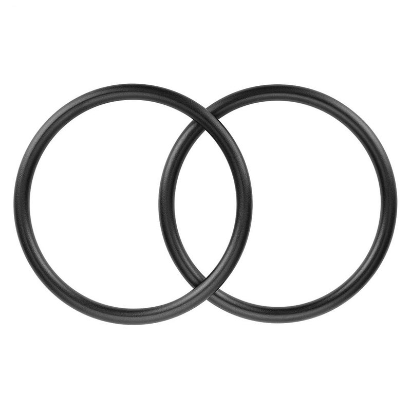 accmor Aluminium Baby Sling Ring 3 inch Soft Wrap Carrier Rings Accessory for Infants Toddlers Newborn Kids (Black) - Image 1