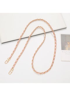 Generic Chic Summer Bag Chain DIY Strap K2161 aluminum chain leather crossbody (Korean pink)  - Image 1