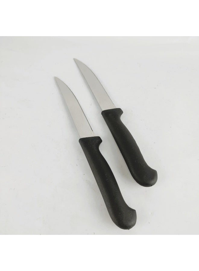 طقم سكاكين صغيرة مكون من عدد 2 سكينة , مصنوعه من خامات عالية الجودة ومقبض بلاستيك - Image 2