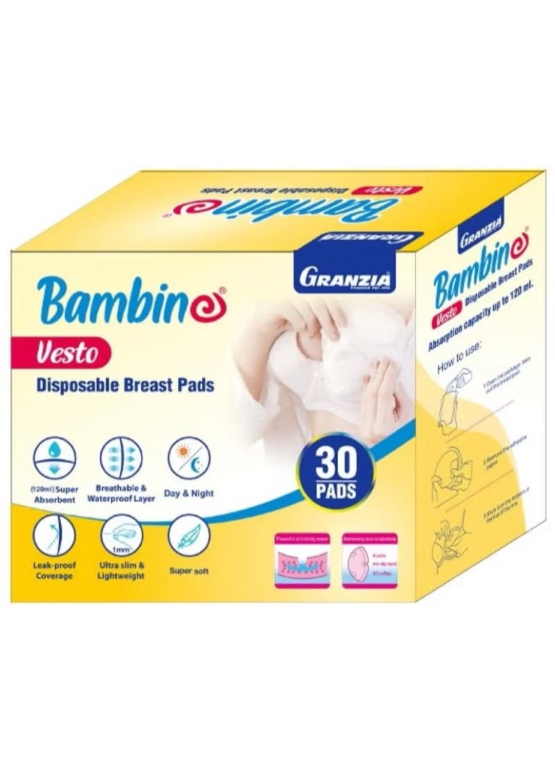 Granzia Breast pads for one time use 30 pillows for daily use  - Image 1