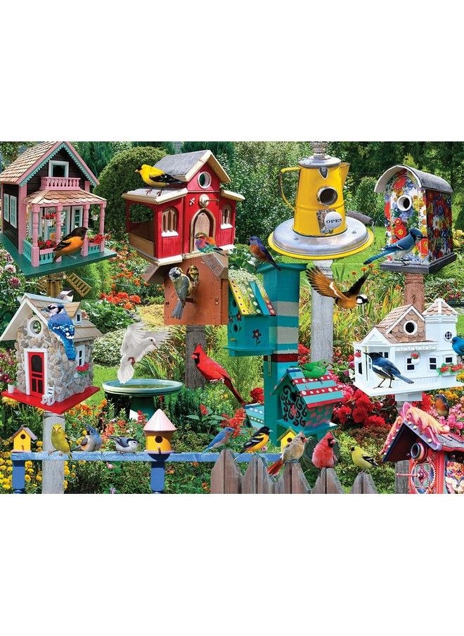 WHITE MOUNTAIN - Puzzles Birdhouse Village 500 Piece Jigsaw Puzzle - Image 1