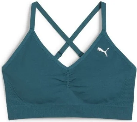 PUMA Bralet Women Shapeluxe Pwr 52436283 -Cool Green Xs - Black