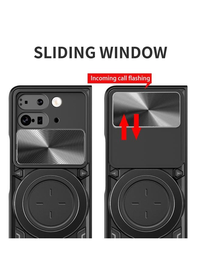 إيروريكس جراب لهاتف Google Pixel 9 Pro قابل للطي مع حامل مغناطيسي منزلق وغطاء كاميرا - Image 4