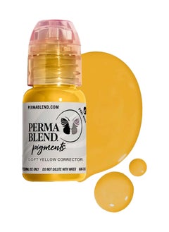 Perma Blend Corrector Pigments - Soft Yellow Corrector 15Ml Pbsyc1/2  - Image 1