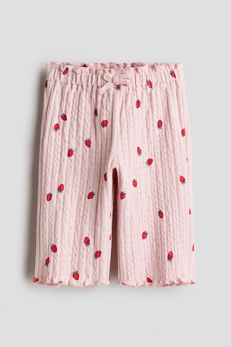 H&M Textured jersey trousers