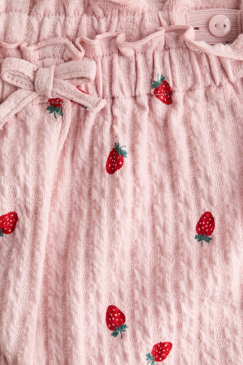 H&M Textured jersey trousers