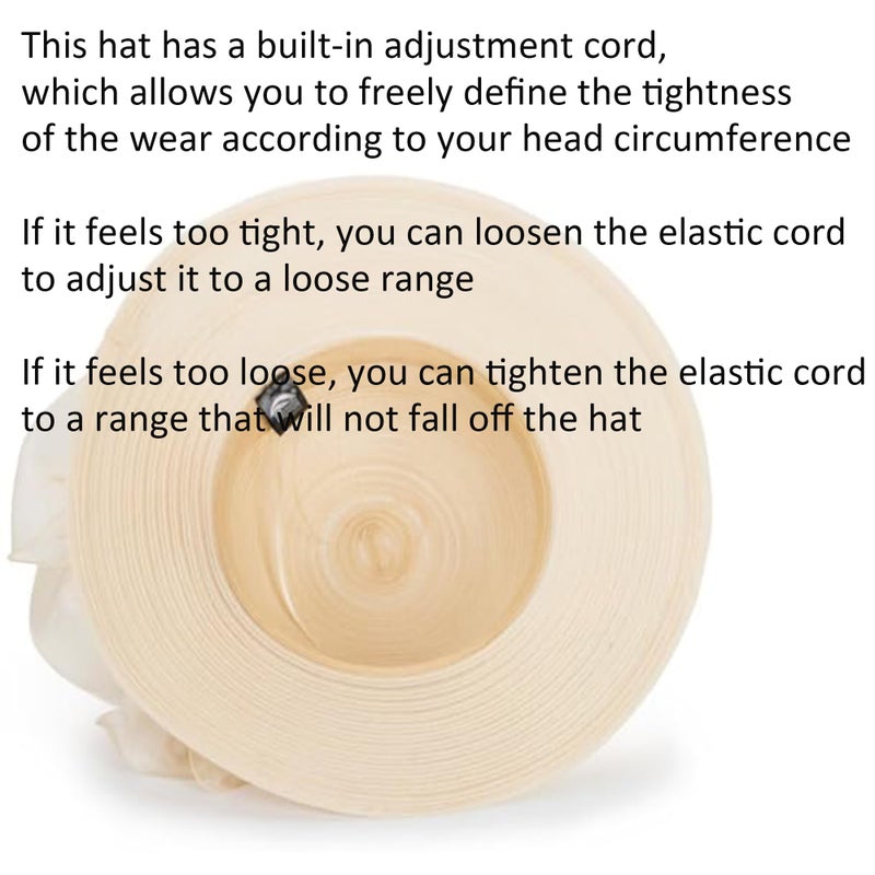 UTOWO Kentucky Organza Sun Hat Summer Derby Hat Women Bowler Church Fascinators for Tea Party Wedding Cocktai - Image 5