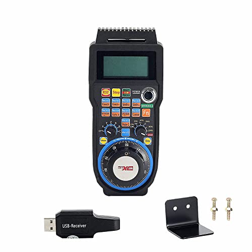 CNCTOPBAOS 4 Axis USB Mach3 Handwheel Controller Remote Hand Control CNC Handwheel Manual Pulse Generator for CNC Router Lathe Engraving Milling Machine (WHB04B-4) - Image 1