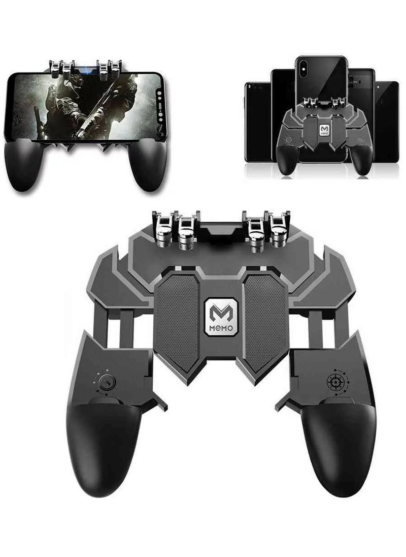 Memo - MEMO AK-66 - PUBG game controller - compatible with all phone devices - ultra-sensitive buttons L1*L2*R1*R2 - ergonomic design suitable for playing for long periods - Image 1