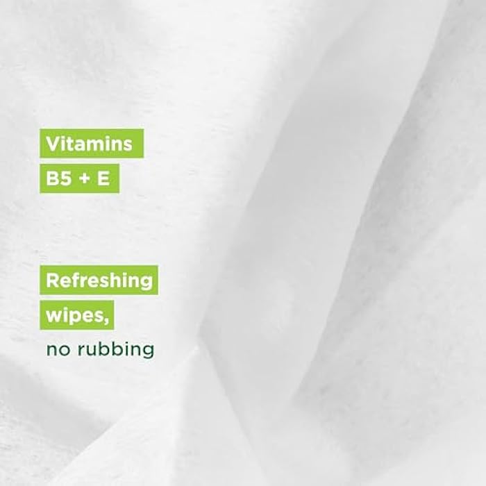 Simple Kind To Skin Micellar Makeup Remover Wipes - Face Wipes Instantly Remove Waterproof Makeup - Enriched with Vitamin B5 and E - Vegan - 20 pc - Image 4