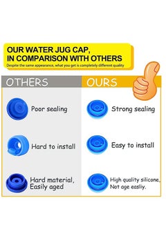 Generic Click Open Expanded Wide Non Spill Lid, Jug Cover, Non Spill Silicone Replacement Cover  - Image 3