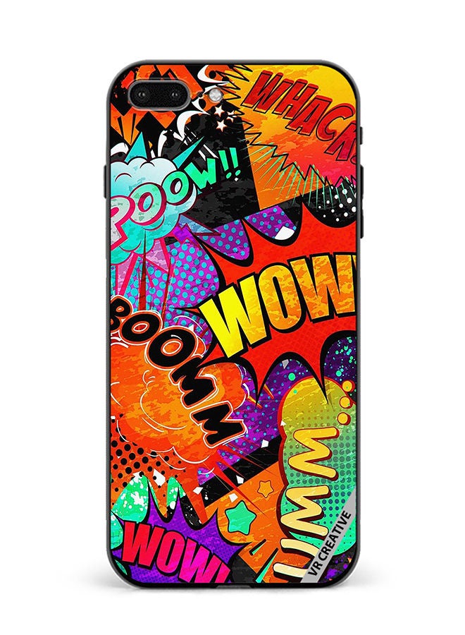 VR CREATIVE Protective Case Cover For Apple iPhone 7 Plus/8 Plus Multiple Sticker Design Multicolour - Image 1