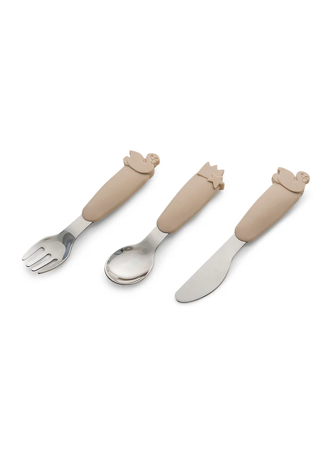 Citron Silicone Cutlery Set With Pouch Ballerina - Eco - Friendly Utensils For On - The - Go - Dining