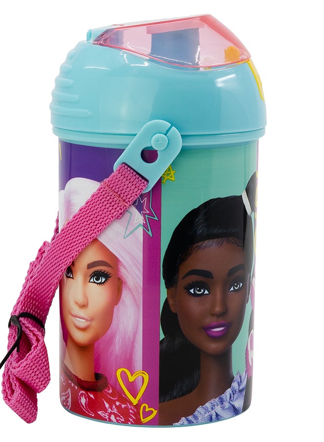 STOR زجاجة ماء ستور كنزين pop up 450 مل باربي Bb22 - Image 3