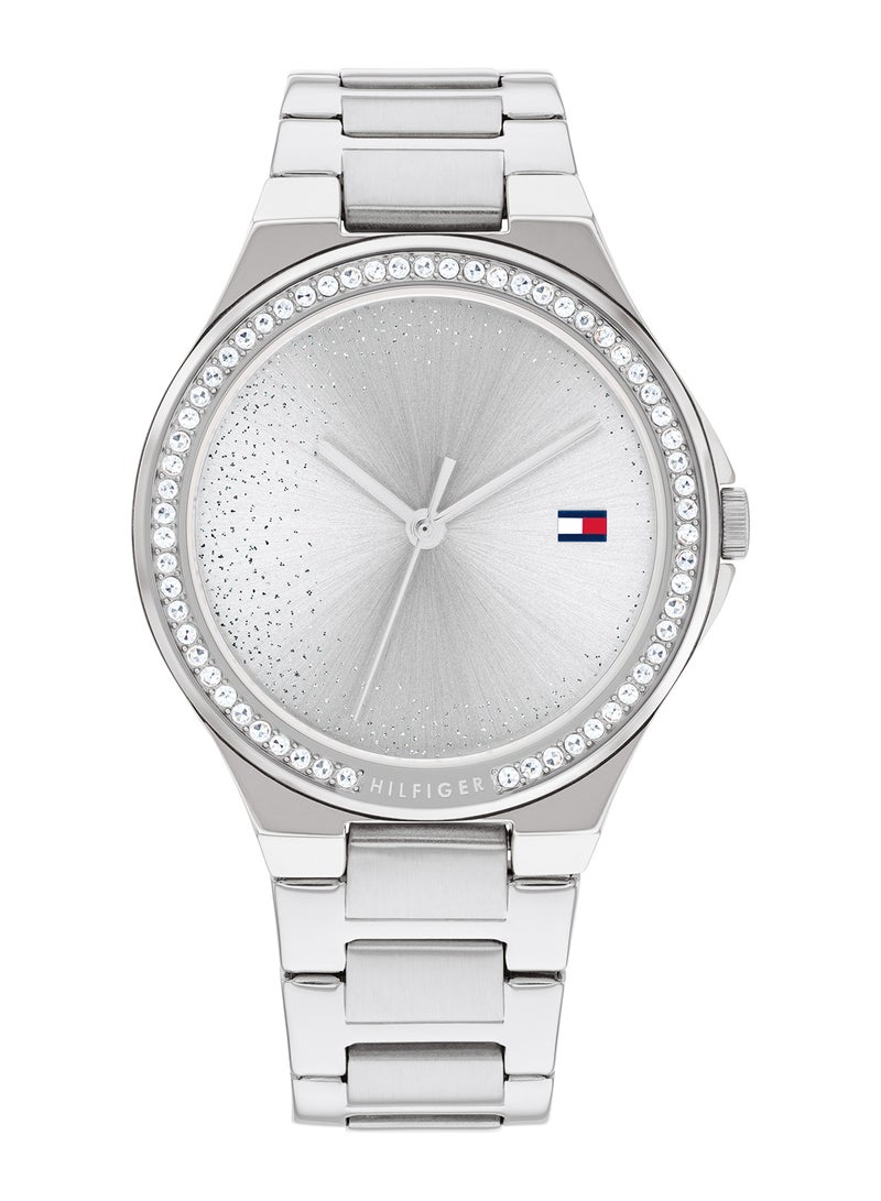 TOMMY HILFIGER ساعة يد نسائية من الستانلس ستيل بعقارب دائرية الشكل 1782641 - 36 ملم - Image 1