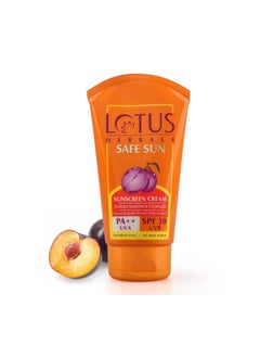 Lotus Lotus Herbals Safe Sun Sunblock Spf 30 Pa++| Non greasy | Sweat & Waterproof | Paraben-Free | For all skin types | 50g  - Image 1