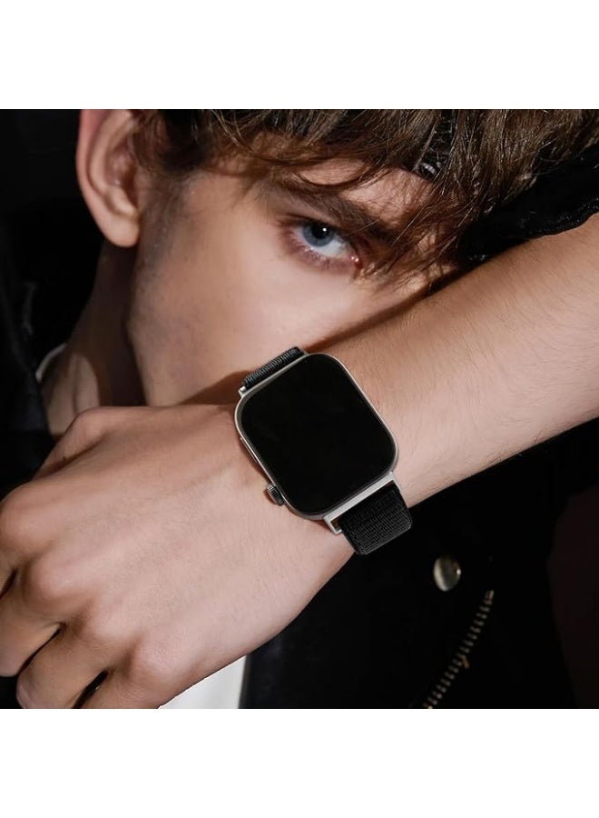 Strap, Soft Nylon Replacement Straps with Velcro Fastener for Huawei Watch Fit 3/Fit 4/Fit 4 Pro Women Men - Image 4