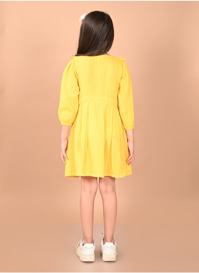 LILPICKS - فستان مطبوع بقصّة واسعة - Image 1