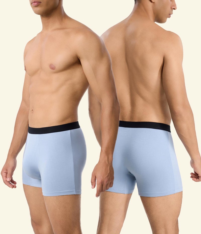SUNCHIRI Incontinence Underwear for Men, 50ml Reusable Washable Leak-proof Absorbent Boxer Briefs with Fly, 5 Pack (Multicolor01, Large) - Image 2