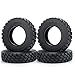 RCHUBAM RCHub 4pcs RC Rubber Tires Wheels Tires for 114 Tamiya Tractor Trucks Trailer RC Car 25mm - Image 2
