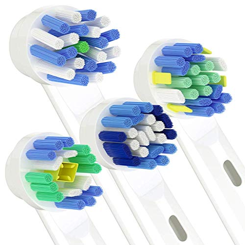 MAYCREATE® Replacement Brush Heads Compatible With Pack of 8 Generic Crossaction Electric Toothbrush Heads, For Oralb Braun Bases (16) - Image 2