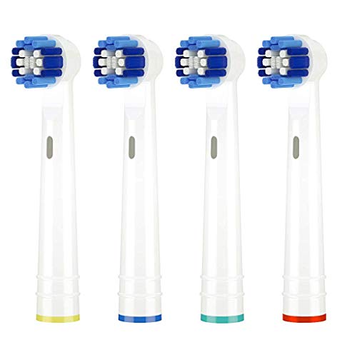 MAYCREATE® Replacement Brush Heads Compatible With Pack of 8 Generic Crossaction Electric Toothbrush Heads, For Oralb Braun Bases (16) - Image 4