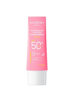Dot & Key Watermelon Hyaluronic Sunscreen Spf 50 Pa+++| For Oily, Normal & Combination Skin | Uv + Blue Light Protection | Lightweight | No White Cast | Boosts Vitamin D Absorption | 50G…  - Image 1