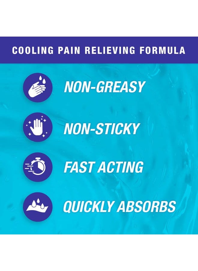 Blue Goo Pain Relieving Gel – FSA & HSA Eligible, for Back, Neck, Muscle, and Joint Pain, Fast-Acting Cooling and Soothing Relief with 100% Pure Emu Oil, 4 oz (1 Pack)  - Image 3