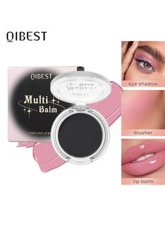 QiBest Cheek and Lip Balm - Multi Use Natural Glossy Long Lasting Black Magic Color Changing Blush with Temperature for Cheek Lips  - Image 1