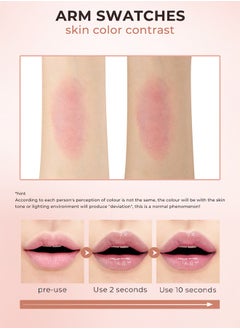 QiBest Cheek and Lip Balm - Multi Use Natural Glossy Long Lasting Black Magic Color Changing Blush with Temperature for Cheek Lips  - Image 5
