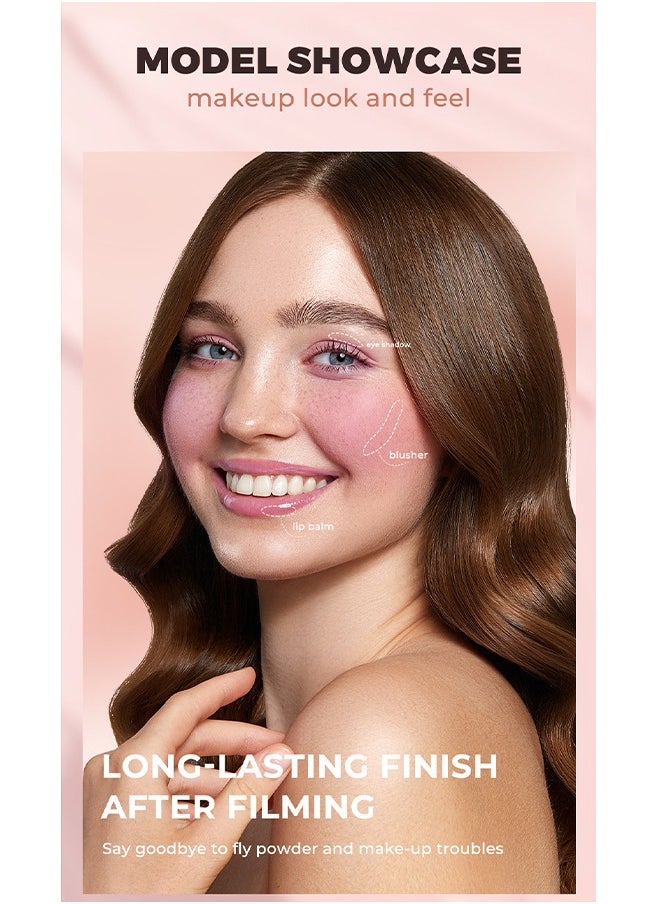 Cheek and Lip Balm - Multi Use Natural Glossy Long Lasting Black Magic Color Changing Blush with Temperature for Cheek Lips