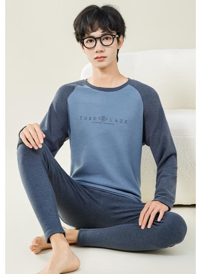 NIBEMINENT Teenager Boys Pajamas Winter Thermal Underwear Children's Clothing Sleepwear Cotton Pyjamas Sets - Image 1