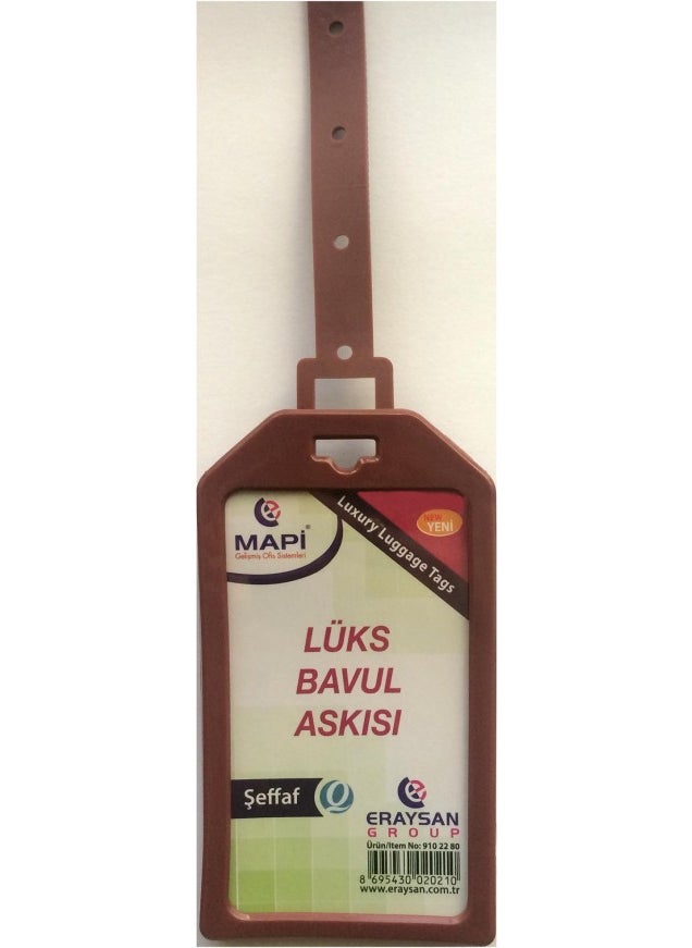 MAPi Luxury Luggage Hanger (Plastic) 45X85 Brown Single 