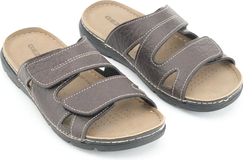 Gezer Summer Velcro Adjustable Comfortable Sole Men's Slippers