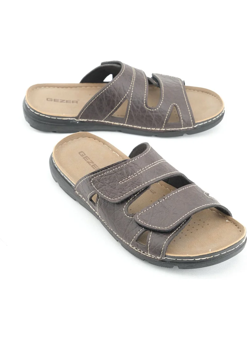Gezer Summer Velcro Adjustable Comfortable Sole Men's Slippers