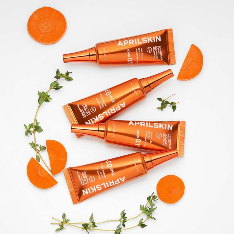 APRILSKIN Carrotene IPMPâ„¢ Clearing Solution || Quickly soothes troubled areas and helps clear blemishes | Formulated with BHA, AHA, Niacinamide & Zinc Oxide | Vegan, Cruelty-Free (0.67fl.oz.) - Image 3