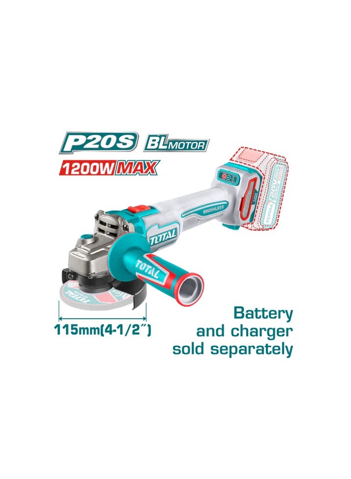 TOTAL 5.4-inch 1200W battery rocket without battery and charger - TAGLI221153 - Total