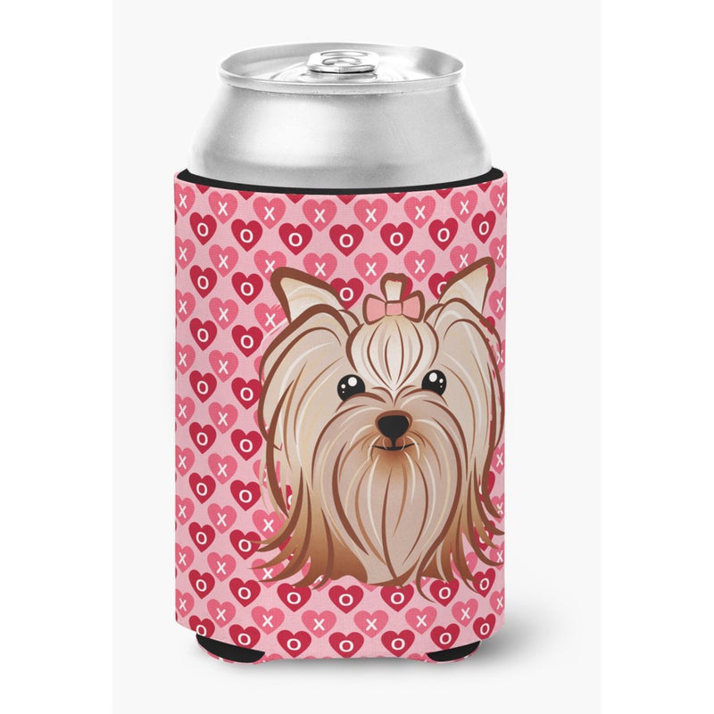 Caroline's Treasures ""Caroline's Treasures Yorkie Yorkshire Terrier Hearts Can or Bottle Hugger  Multicolor"" 