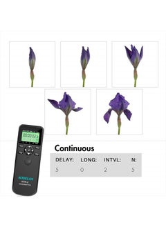 AODELAN Camera Wireless Shutter Release Timer Remote Control for Canon EOS R, RP, Rebel SL2, 250D, 750D, 90D, 80D, 77D, M6 Mark II, 5D Mark IV; Fujifilm X-T3, X-T100; Olympus OM-D E-M1 Mark II  - Image 5
