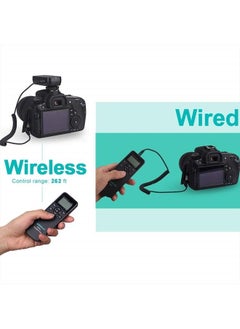 AODELAN Camera Wireless Shutter Release Timer Remote Control for Canon EOS R, RP, Rebel SL2, 250D, 750D, 90D, 80D, 77D, M6 Mark II, 5D Mark IV; Fujifilm X-T3, X-T100; Olympus OM-D E-M1 Mark II  - Image 2