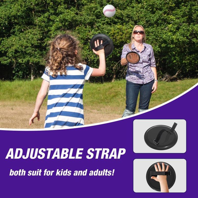 HYES 4 in 1 T Ball Sets for Kids 3-5 with Toss and Catch Ball Set, Hanging Tee Stand with Auto Pitching Machine/ 2 Bats, Indoor Outdoor Toys Baseball Gifts for Toddler Boys Girls, Purple - Image 3