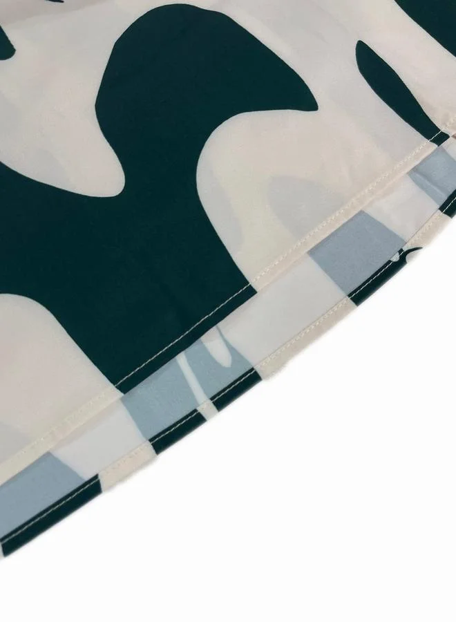 Take Two Women Green Printed Knee-Length Dress