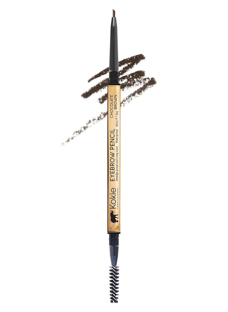 Kokie Cosmetics Micro-Fine Eyebrow Pencil (Chocolate Brown GB265)