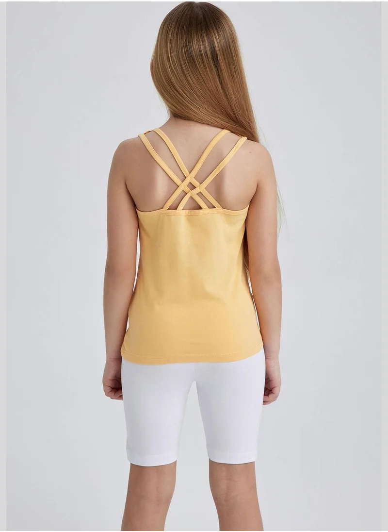 ديفاكتو Regular Fit Slogan Print Vest