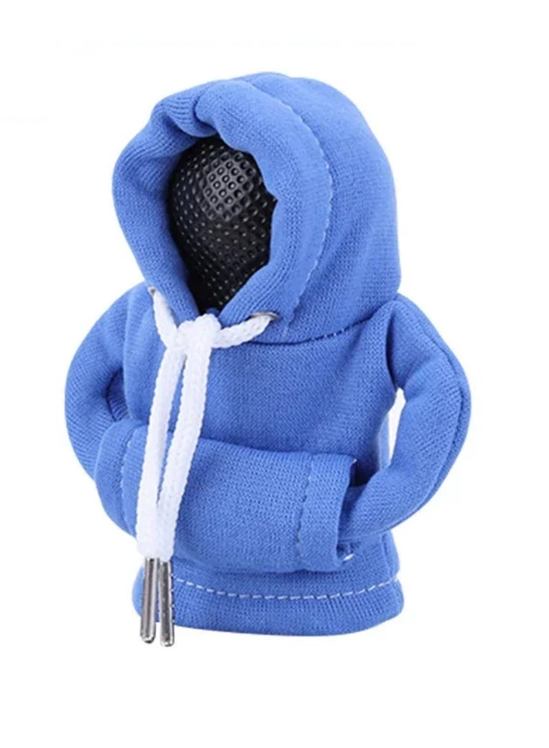 Generic Car Gear Shift Cover Car Shifter Mini Hoodie, Blue 