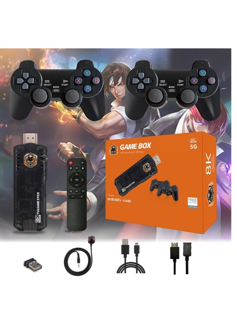 ELTRAZONE 10000Games Installed 8K 4K Video Quad-core Wireless Controller Android TV Box Game Console Retro Game Stick Dual System  - Image 2