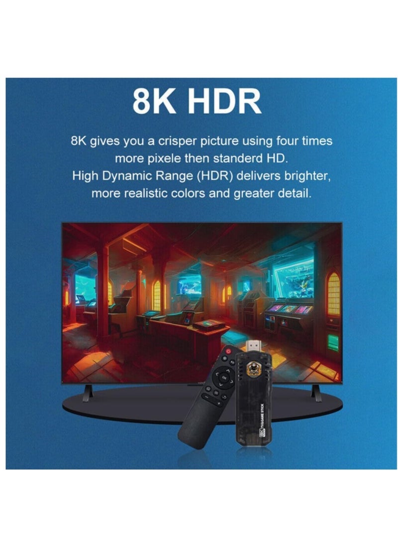 ELTRAZONE 10000Games Installed 8K 4K Video Quad-core Wireless Controller Android TV Box Game Console Retro Game Stick Dual System  - Image 5