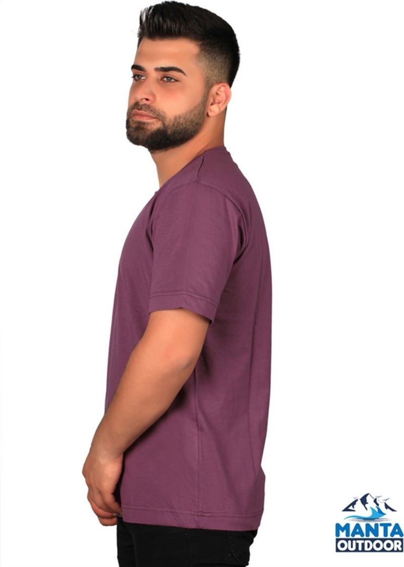 Mnt 2307-1 Skull Printed Men's T-Shirt