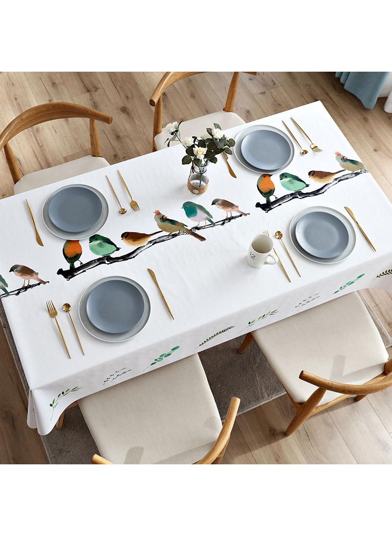 140*220cm Waterproof, oil resistant, and washable PVC table mat, hotel tablecloth, coffee table cloth, wear-resistant dining tablecloth